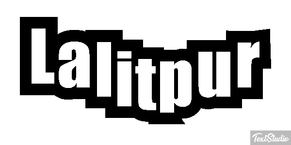 Lalitpur Efecto de texto