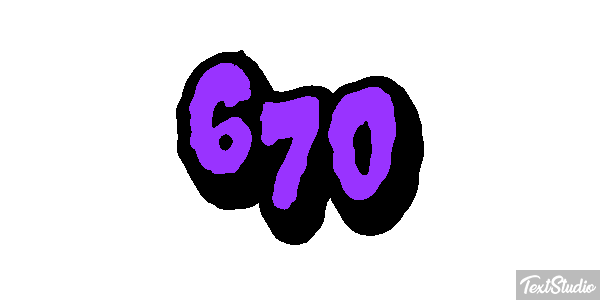 670 Текстовый эффект