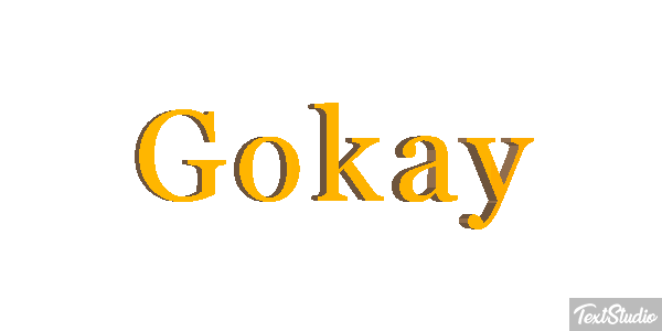 Gökay Efecto de texto