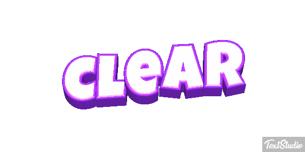 Clear Efeito do texto