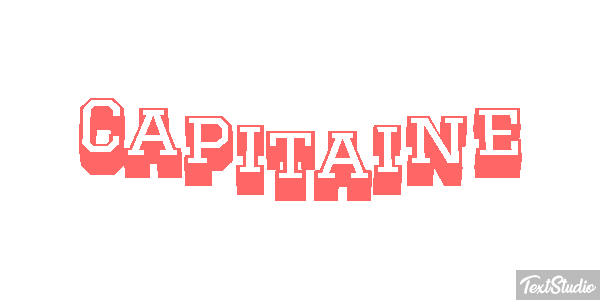 Capitaine Effet de texte