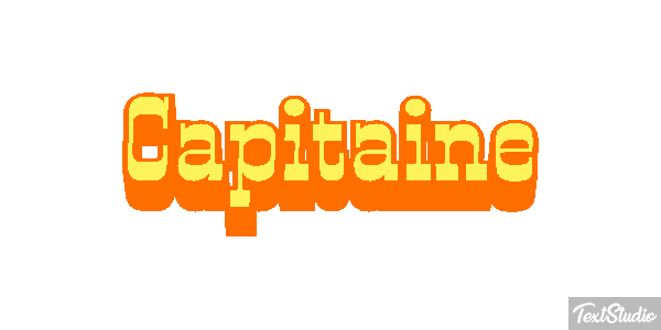 Capitaine Effet de texte