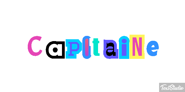 Capitaine Effet de texte