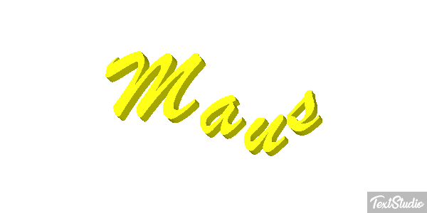 Maus Texteffekt