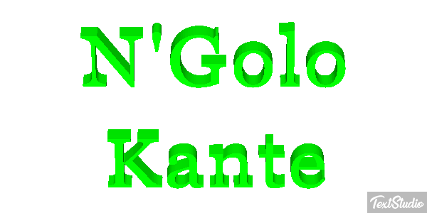 N'Golo Kanté Efeito do texto