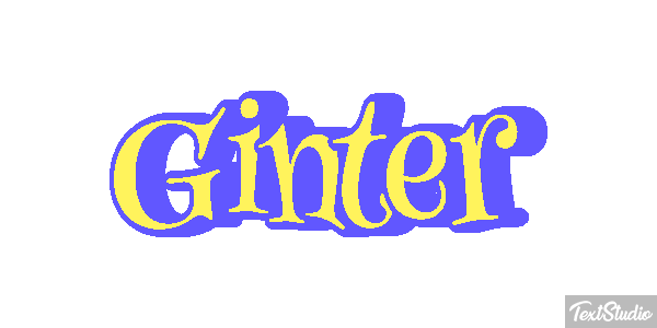 Ginter Efekt tekstowy
