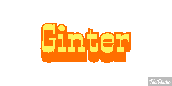 Ginter Efekt tekstowy