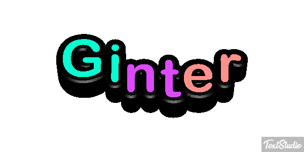 Ginter Efekt tekstowy