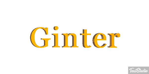Ginter Efekt tekstowy