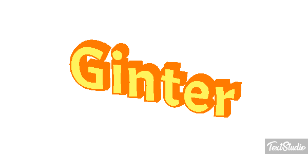 Ginter Efekt tekstowy