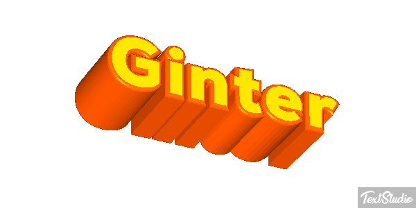 Ginter Efekt tekstowy