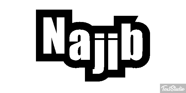 Najib Text effect