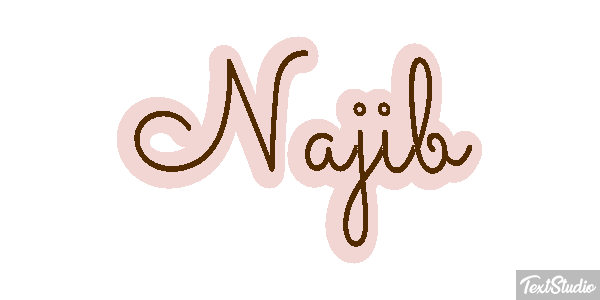 Najib Text effect