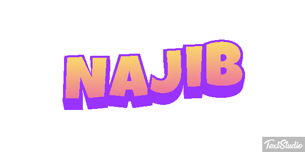 Najib Text effect
