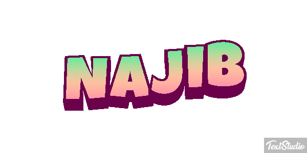 Najib Text effect