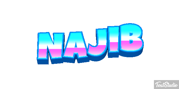 Najib Text effect