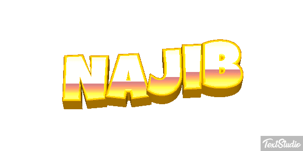 Najib Text effect