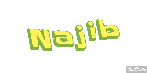 Najib Text effect