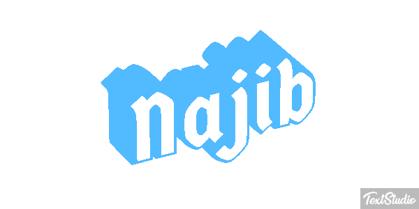 Najib Text effect
