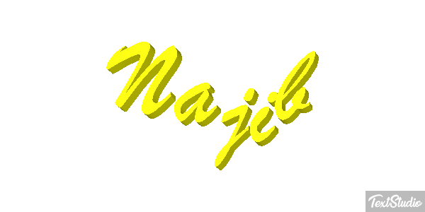 Najib Text effect
