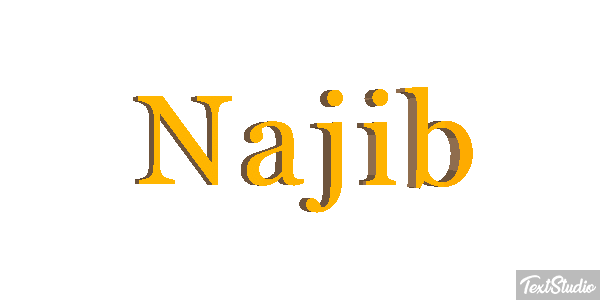 Najib Text effect