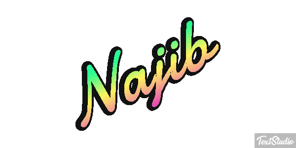 Najib Text effect