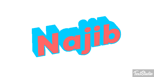 Najib Text effect
