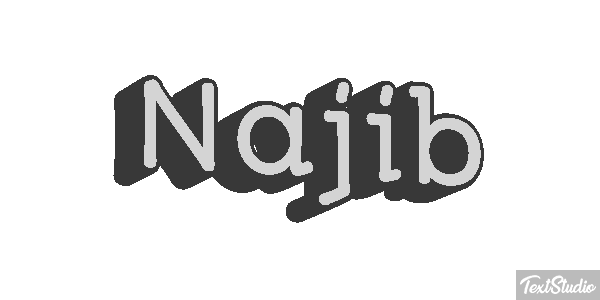 Najib Text effect