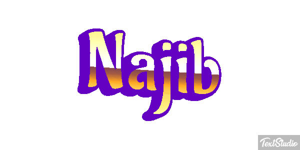 Najib Text effect