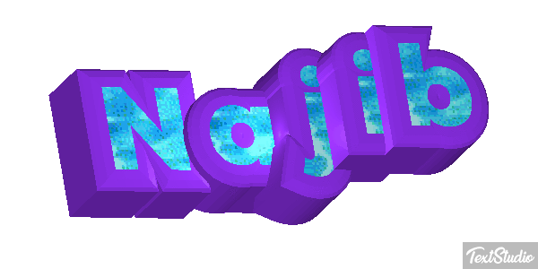 Najib Text effect