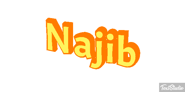 Najib Text effect