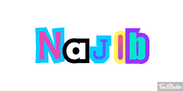Najib Text effect