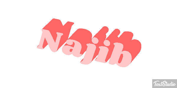 Najib Text effect