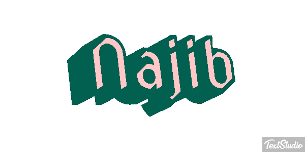 Najib Text effect