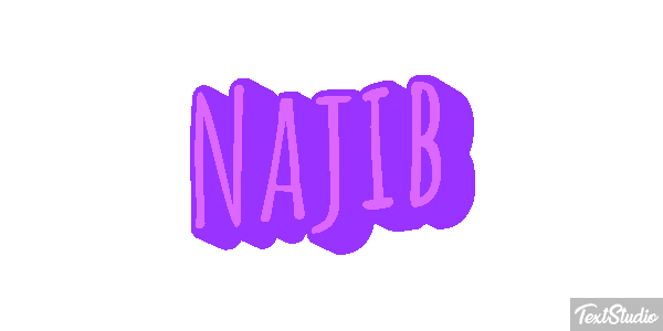 Najib Text effect