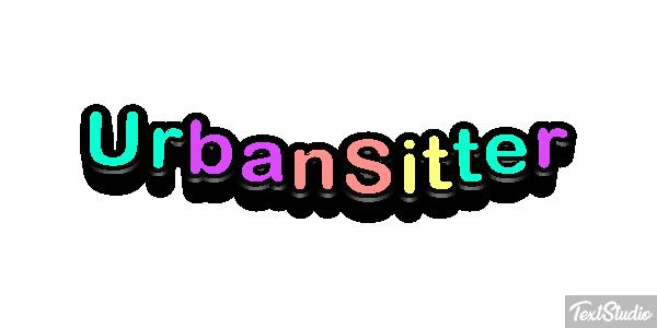 UrbanSitter Efekt tekstowy