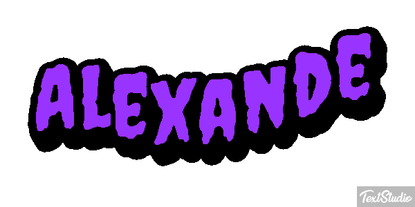 Alexande Text effect