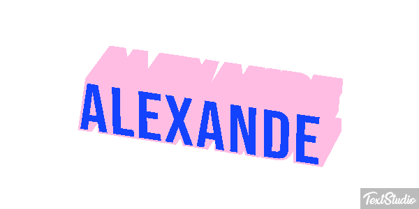 Alexande Text effect