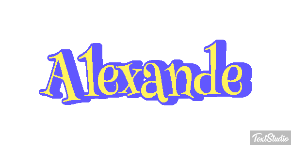 Alexande Text effect