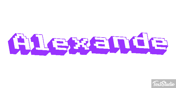 Alexande Text effect