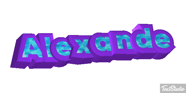 Alexande Text effect