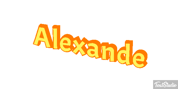 Alexande Text effect