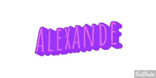 Alexande Text effect