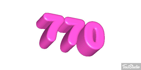 770 Efekt tekstowy