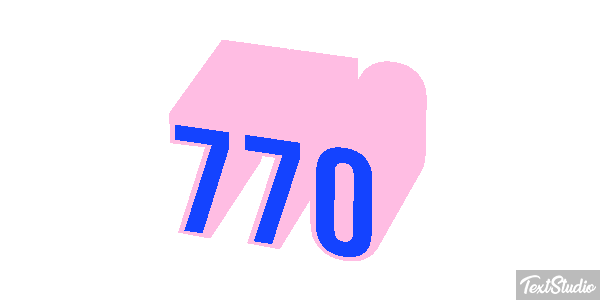 770 Efekt tekstowy