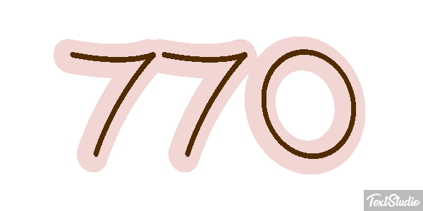 770 Efekt tekstowy