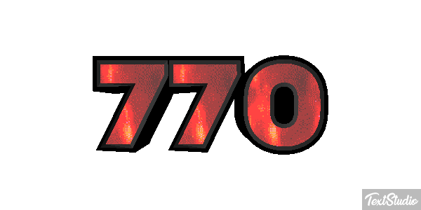 770 Efekt tekstowy