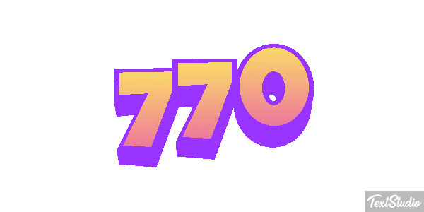 770 Efekt tekstowy