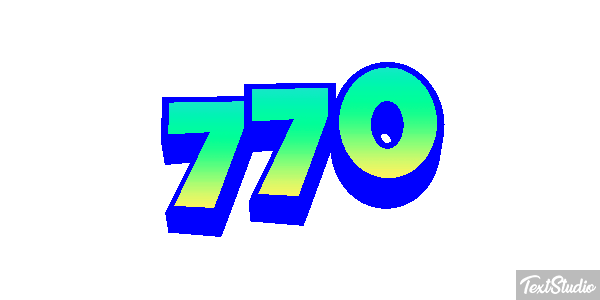 770 Efekt tekstowy