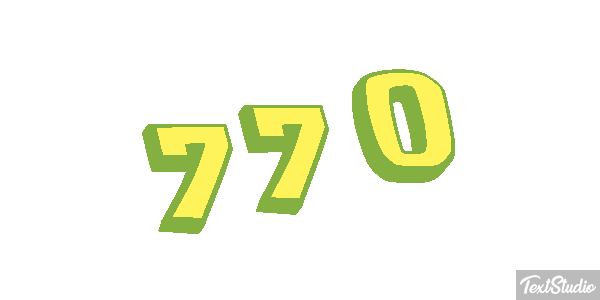 770 Efekt tekstowy